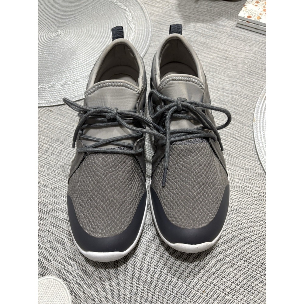 Vionic Sky Storm Womens Size 10 Gray Navy Blue Comfort Walking Shoes ASR1724